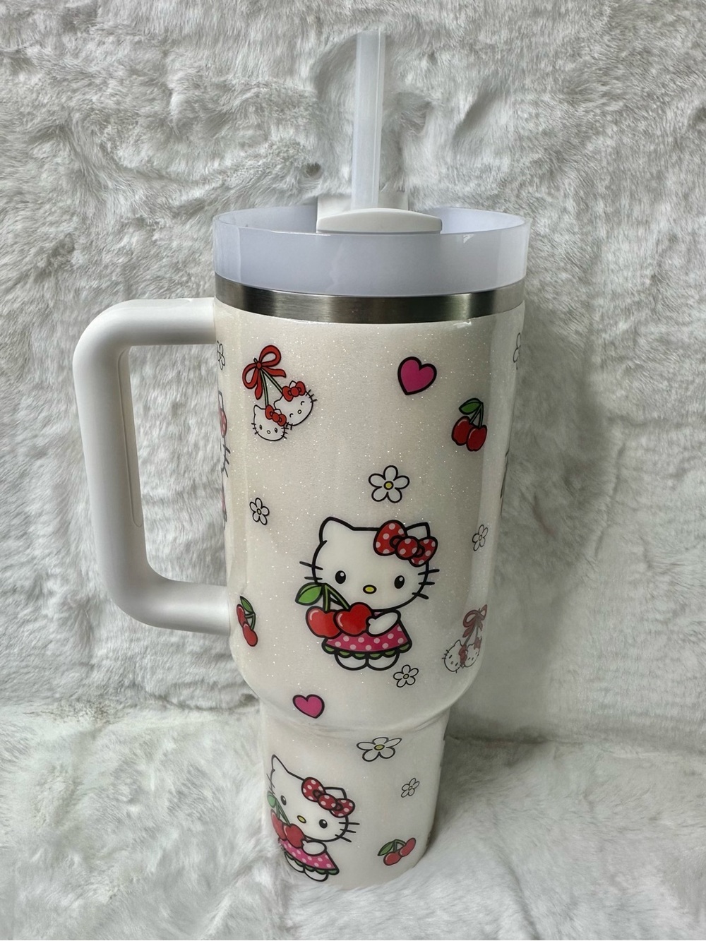 Custom Cherry Hello Kitty Stanley 40oz Tumbler - Picture 2 of 4